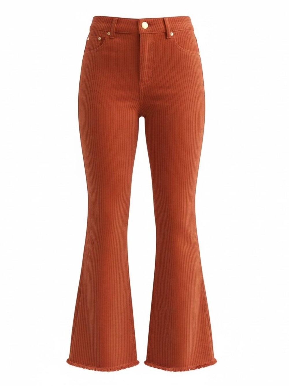 DL1961 Bridget Boot Corduroy Pants Rust Size 27 NWOT High Rise Sustainable
